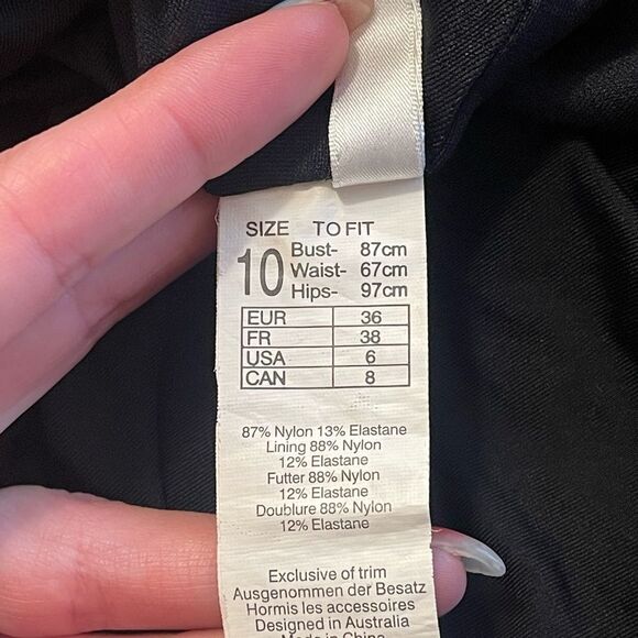 Seafolly Classic Black Swimsuit - Picture 4 of 4